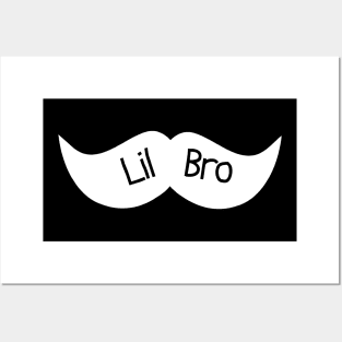 Lil Bro Mustache Posters and Art